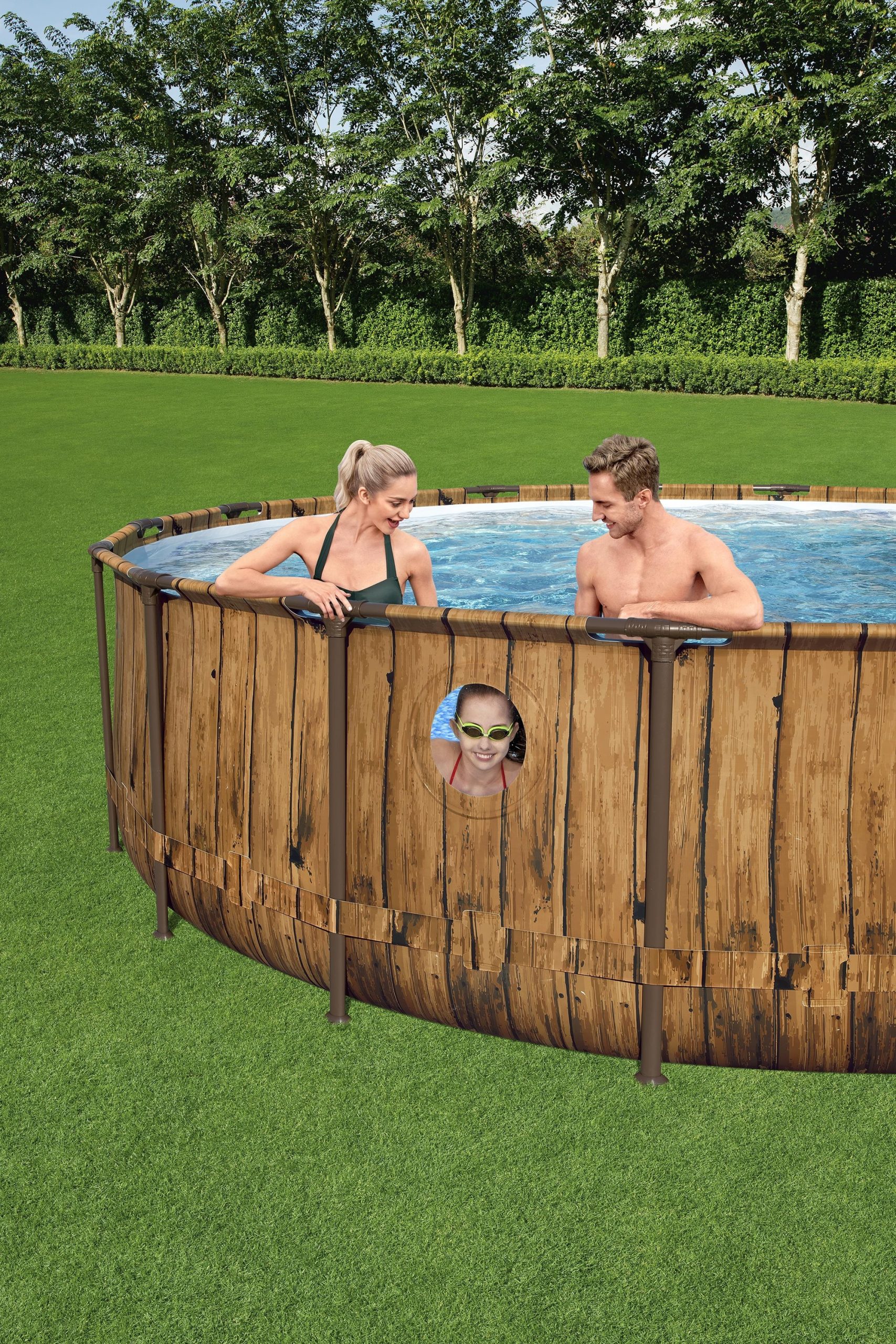 בריכת אולטרה 4.88X122 עגולה מ. פילטר 1500 גלון, דגם : 56725 -Bestway – תמונה 7