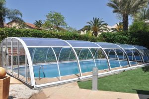 קירוי בריכה פוליקרבונד