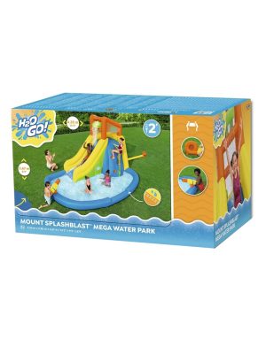 פארק מים מתנפח+מגלשה-4.35×2.86×2.67 מדגם : Bestway -53478 SPLASH