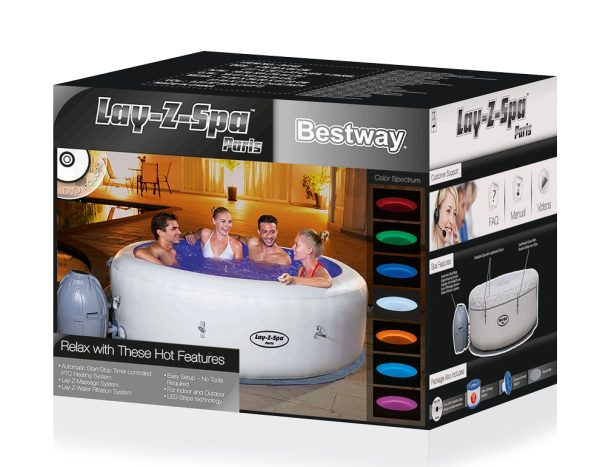 ⁦ג'קוזי מתנפח PARIS דגם : BESTWAY 60013⁩ – תמונה ⁦8⁩