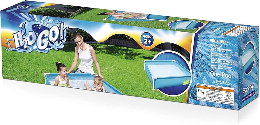 בריכת מסגרת מרובעת 122X122 BESTWAY בסטוואי – תמונה 2