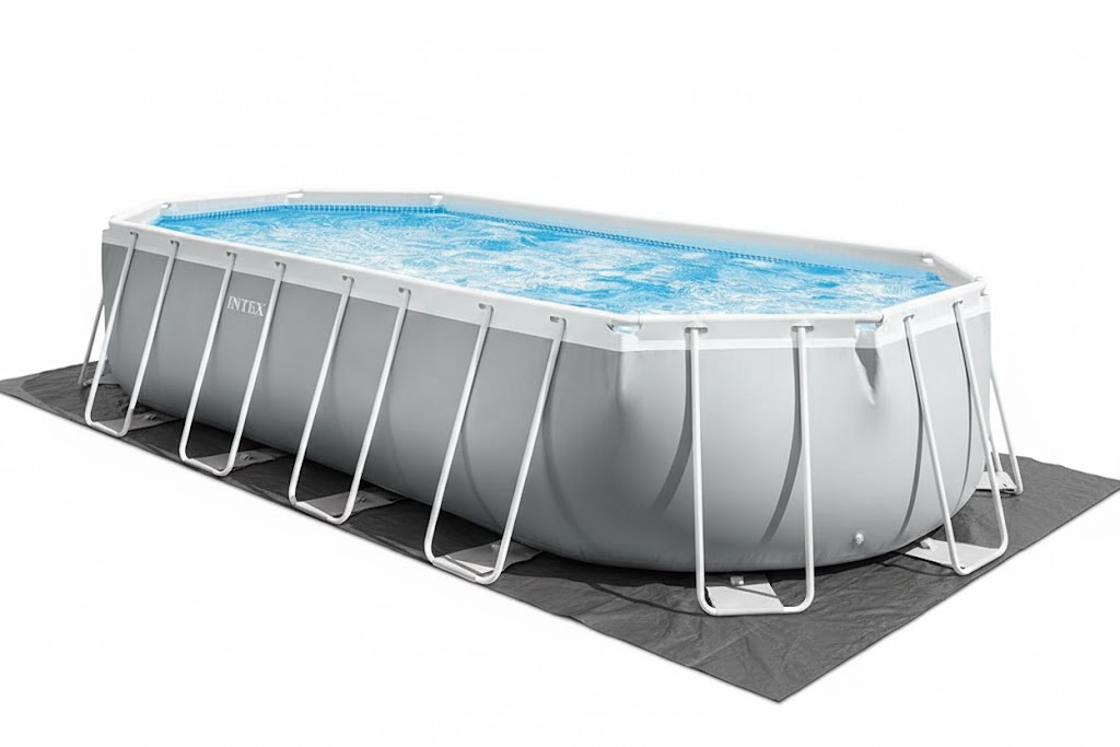 בריכת אולטרה פריזמה אובלית 6.10X3.05.X1.1.22 + מ. פילטר 1500 גלון, דגם : 26798 INTEX – תמונה 7