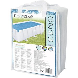 כיסוי מלבני סולארי Bestway – 7.32X3.66