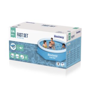 בריכת קערה fast  2.44X61 + מ. פילטר 330 גלון דגם :57450 Bestway