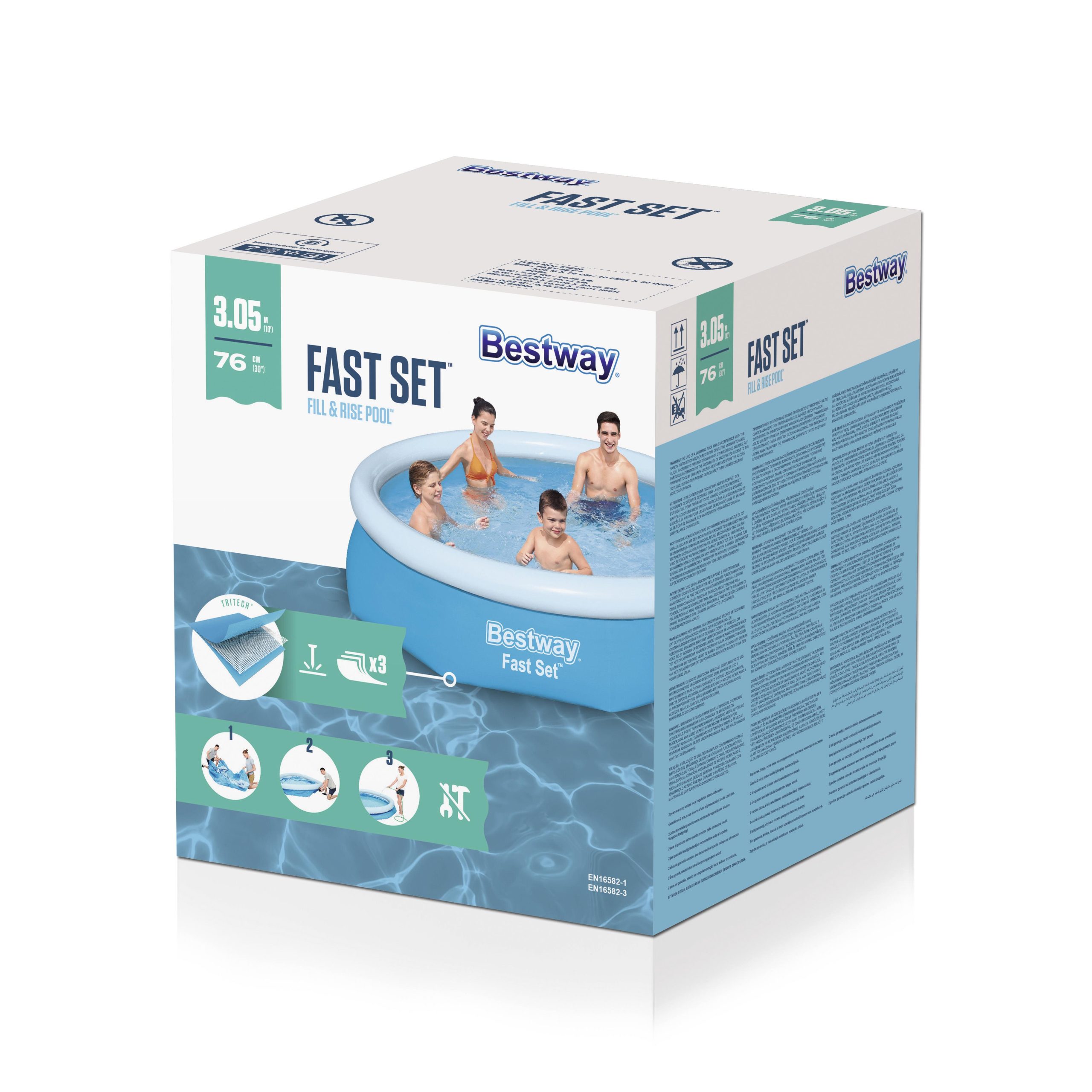 בריכת קערה fast 3.05X76 דגם :57266 Bestway – תמונה 2