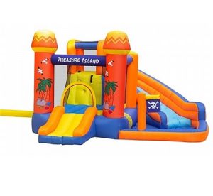 פארק מים מתנפח בעיצוב אי הפיראטים – 3.40X3.40X2.15 – דגם 63108 Bestway