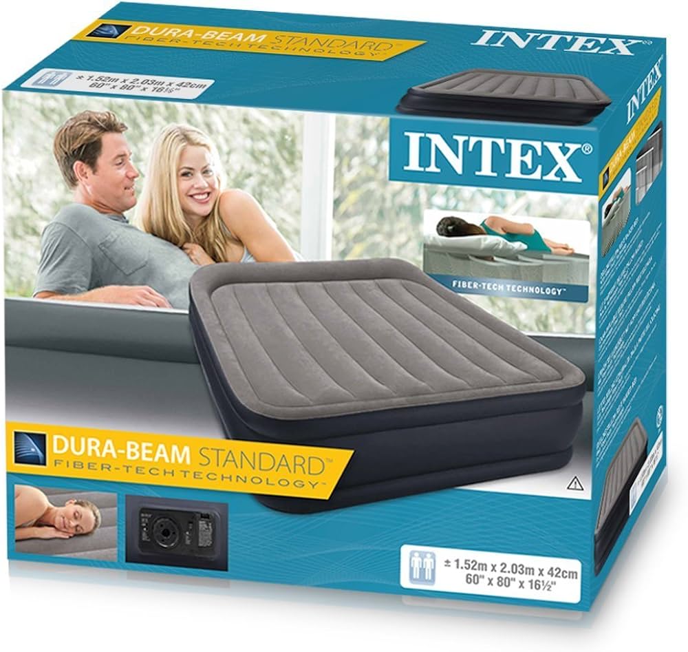מזרון מתנפח זוגי QUEEN DELUXE PILLOW REST דגם 64136 INTEX – תמונה 2