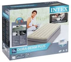 מזרון מתנפח יחיד PRIME COMFORT – כולל משאבה מובנית דגם 64162 INTEX