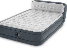 מזרון מתנפח זוגי ULTRA PLUS – כולל משענת ראש ומשאבה מובנת דגם 64448 INTEX