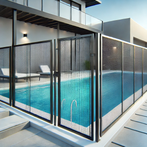 גדר נשלפת לבריכה