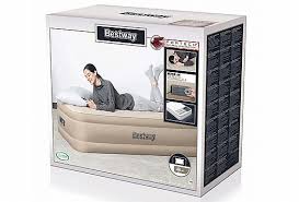 מזרון מתנפח יחיד FORTECH + משאבת ניפוח חשמלית דגם 69048 Bestway