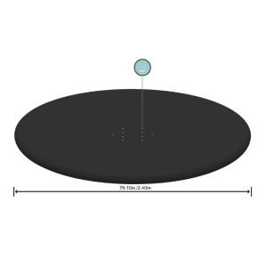 כיסוי לבריכה עגולה קוטר 2.44 –Bestway