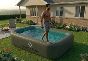 בריכה מלבנית מתנפחת ENERGY POOL 4X3X1.2