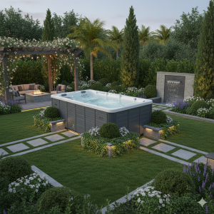 בריכת זרמים דגם קנדי