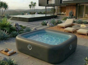 בריכה מלבנית מתנפחת ENERGY POOL 2.4X2.4X1