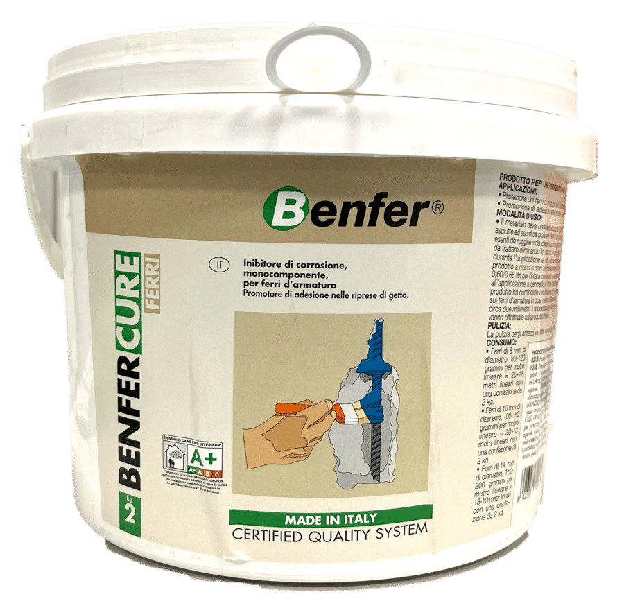 BENFERCURE FERRI – הגנה אולטימטיבית ושיקום תשתיות בטון ופלדה