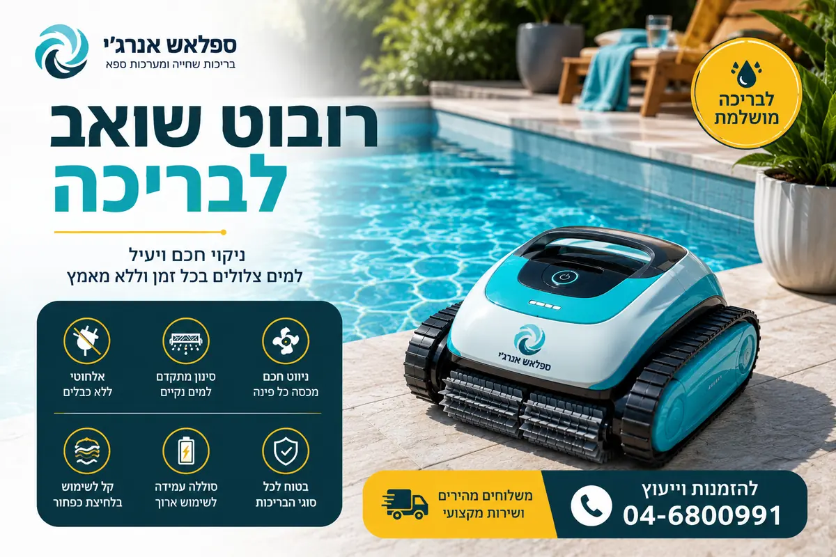 Read more about the article המדריך המלא לרובוט שואב לבריכה: טכנולוגיה, סוגים וטיפים לבחירה נכונה