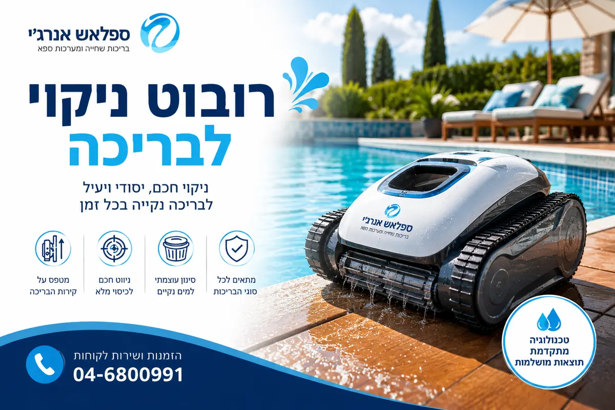 Read more about the article המדריך המלא לרובוט ניקוי לבריכה: כל מה שצריך לדעת בדרך למים צלולים