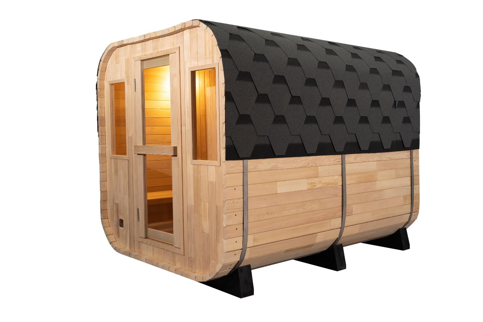 סאונה יבשה חיצונית Outdoor-Sauna ל4 -אנשים